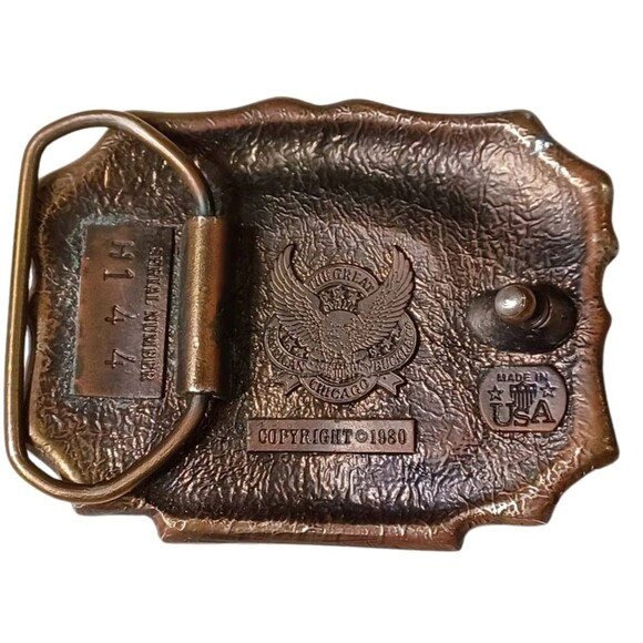 The Great American Belt Buckle Company Chicago Colorado Rockies 1980 H144 USA - Picture 3 of 6